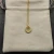 David Yurman Silver Diamond Letter W Round Pendant Necklace, Length 42cm + 3cm + 3cm
