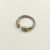 David Yurman Gold and Silver Pavé Cable Wrap Ring
