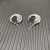 David Yurman Sterling Silver 21×20mm Interlocking Triple Hoop Earrings