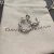 David Yurman Silver Cable Twist Crossover Diamond Earrings