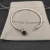 David Yurman 3mm Black Diamond Signature Cuff Bracelet