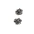 David Yurman Hexagonal Purple Diamond Stud Earrings