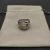 David Yurman Gold and Silver Double Cylinder Cross Ring