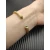David Yurman 4mm Gold Light Green Diamond Bangle Bracelet