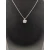 David Yurman 11mm Hexagonal White Crystal Pendant Necklace