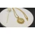David Yurman Gold Sunflower Cable Pavé Diamond Necklace