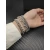 David Yurman Silver-Tone 29mm Multi-Row Chain Bracelet