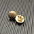 David Yurman Gold 14mm Pavé Twisted Spiral Stud Earrings