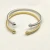 David Yurman 4mm Gold Round End Pavé Diamond Bracelet