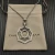 David Yurman Silver 38mm Serrated Stack Necklace