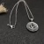 David Yurman Compass Black Diamond Pendant Necklace