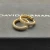 David Yurman Gold Half Pavé Diamond Stud Earrings, 25.4×4.8mm