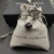 David Yurman 7mm Cable Twist Square Black Diamond Pendant Necklace, 1.5mm Chain, Length 45cm + 5cm