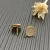 David Yurman 14mm Gold Mother-Of-Pearl Diamond Circle Stud Earrings