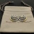 David Yurman 21x20mm Gold and Silver Triple Interlocking Hoop Earrings