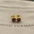 David Yurman 8mm Ruby Heart Stud Earrings