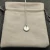 David Yurman Gold Diamond Initial J Disc Pendant Necklace
