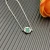 David Yurman Sterling Silver Pavé Malachite Round Charm Bracelet