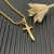 David Yurman Gold Petal Dagger Necklace