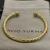David Yurman Gold 4mm Helena Bracelet, Fits Wrist Sizes 16–20cm