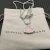 David Yurman Silver Heart Pink Opal Necklace, 2mm Chain, 45+5cm Adjustable Length