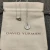 David Yurman Silver Diamond Letter Y Round Pendant Necklace, Length 42cm + 3cm + 3cm
