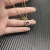 David Yurman Gold Square Pavé Purple Diamond Necklace