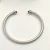 David Yurman 4mm Sterling Silver Red Diamond Bangle Bracelet
