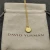 David Yurman Silver Diamond Letter P Round Pendant Necklace, Length 42cm + 3cm + 3cm