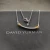 David Yurman Gold and Silver Bezel Smile Necklace, 2mm Chain, 45+5cm Adjustable Length