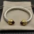 David Yurman 7mm Gold Red Diamond Head Gemstone Bracelet, Fits Wrist Sizes 16–20cm