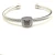 David Yurman 4mm Square Pavé Cable Bracelet with Purple Diamonds
