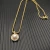 David Yurman 11mm Gold Round Pearl Pendant Necklace
