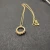 David Yurman Gold Rotating Hook Diamond Pendant Necklace, 1.5mm Chain, Length 45cm + 5cm