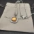 David Yurman 14mm Cushion-Cut Center Stone Necklace with Champagne Pavé
