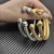 David Yurman 7mm Half Pavé Diamond Gold Cuff Bracelet