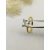 David Yurman Gold 8mm Four-Prong White Diamond Ring