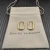 David Yurman Gold 24.3×15.9mm Smooth Hoop Earrings