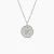 David Yurman Gold Diamond Initial K Disc Pendant Necklace