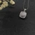 David Yurman 7mm Cushion-Cut Fully Pavé Diamond Necklace