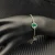 David Yurman Sterling Silver Pavé Malachite Round Charm Bracelet