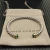 David Yurman 6mm Gold and Silver Malachite Cable Cuff Bracelet