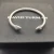 David Yurman 5mm Silver Colorful Enamel Cuff Bracelet, Fits Wrist Size 16cm - 20cm