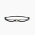 David Yurman Black Double Ring Nylon Cord Bracelet
