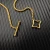 David Yurman Gold Clover Sweater Necklace 90cm Long Chain
