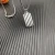 David Yurman Sterling Silver Streamlined Rectangular Tag Necklace