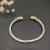 David Yurman 4mm Twisted Cable Pavé Diamond Cuff Bracelet