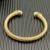 David Yurman 7mm Gold-Tone Cable Cuff Bracelet 5-Row Pavé with Pearls