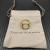David Yurman Gold 14mm Square Pavé White Diamond Ring