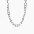 David Yurman Silver Madison Chain Diamond Accent Necklace 50cm